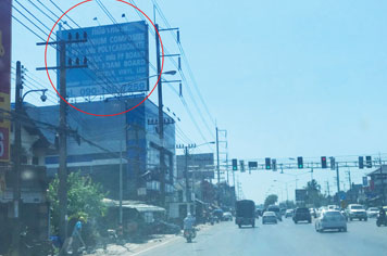 Billboard for rent in zone koh-keaw