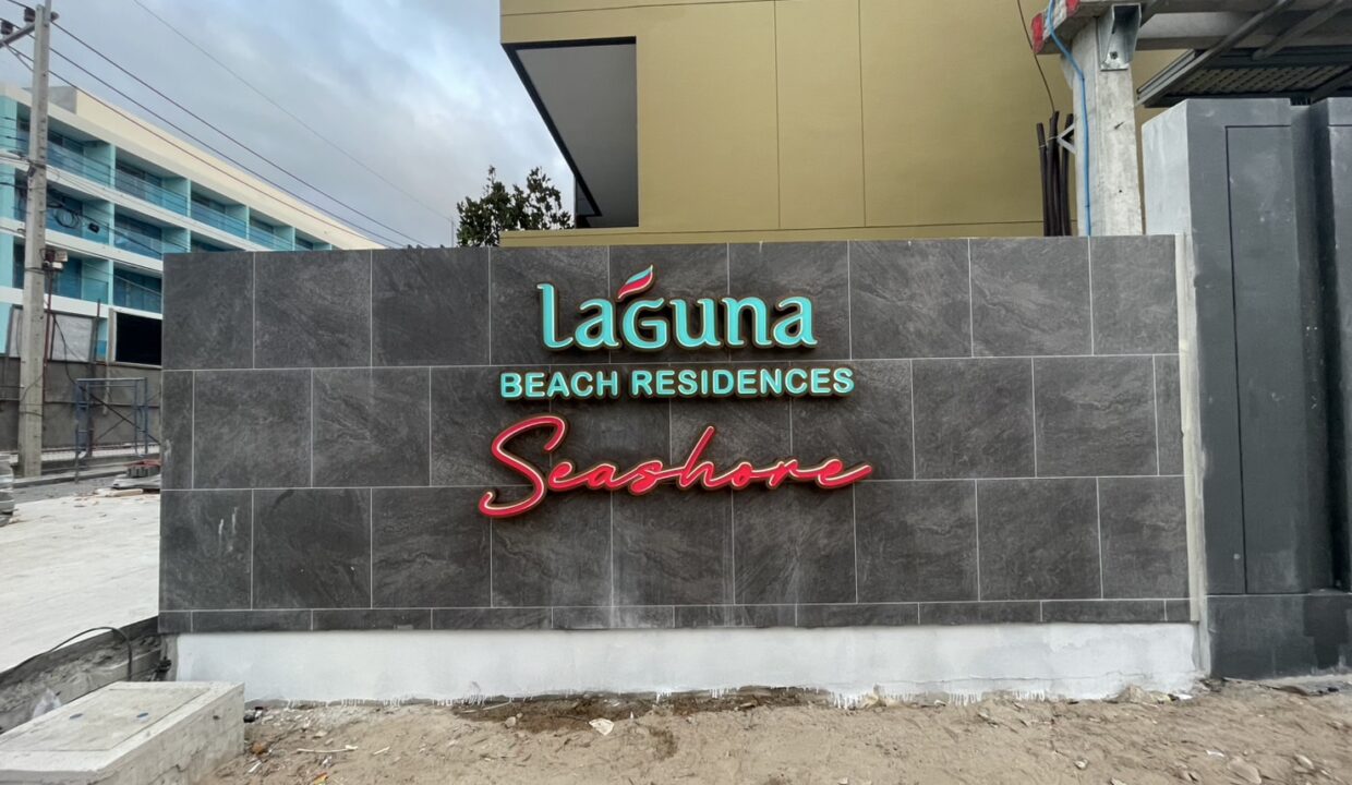 Landmark, ป้ายโครงการ, Project Sign, หน้าโครงการ, Main Project Sign, Laguna, Seashore, ลากูน่า, ซีชอล์