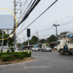 PKT-ฺCE5, ป้ายบิลบอร์ด, ถนนเจ้าฟ้าตะวันออก, road, ป้ายให้เช่า, Billboard, ไทวัสดุ, วัดฉลอง, Chalong, ตำบลฉลอง, ซอยป่าหล่าย