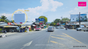 PKT-ฺMK1, ป้ายบิลบอร์ด, ป้ายให้เช่า, Billboard, ป้ายภูเก็ต, ป้ายว่าง, ไม้ขาว, สาคู, ในทอน, ในยาง, Yacht Haven, Mhaikao