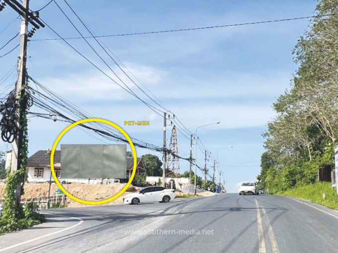 PKT-ฺMK4, ป้ายบิลบอร์ด, ป้ายให้เช่า, Billboard, ป้ายภูเก็ต, ป้ายว่าง, ไม้ขาว, สาคู, ในทอน, ในยาง, Yacht Haven, Mhaikao