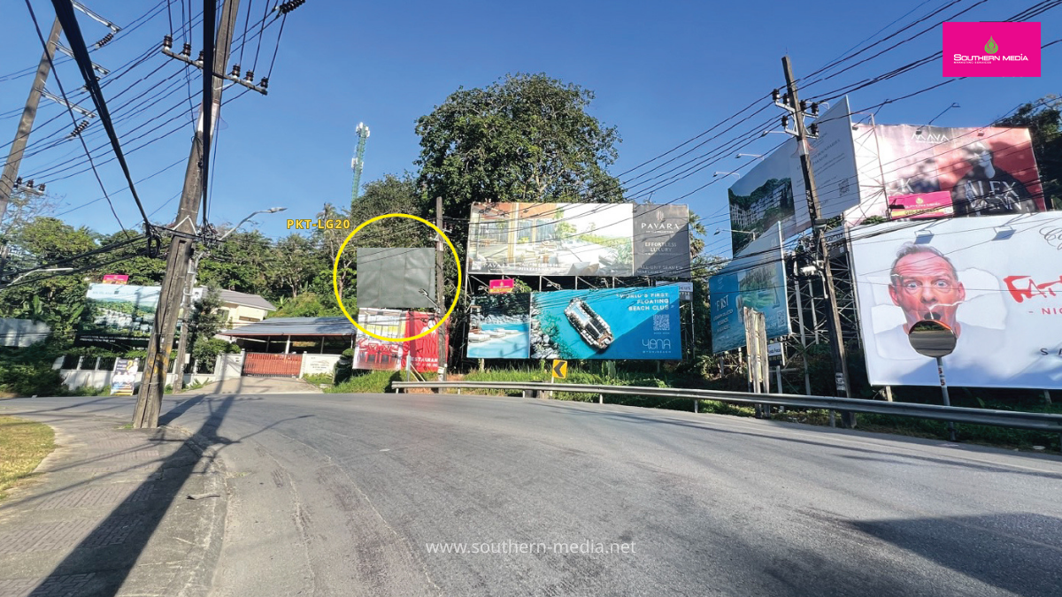 Billboards ป้ายบิลบอร์ด จากหาดสุรินทร์ไปลากูน่า