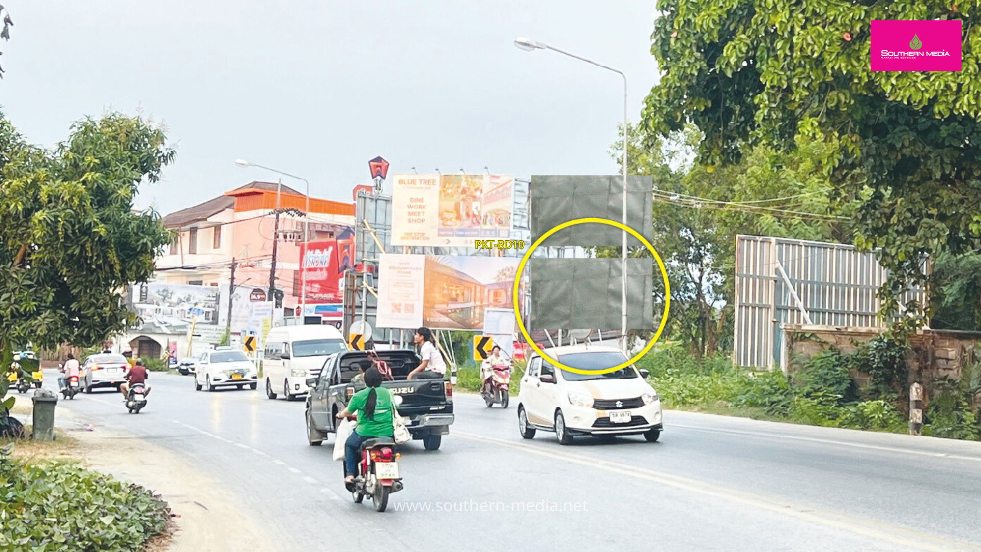 PKT-BD10 ป้ายบิลบอร์ด,ป่าสักซอย8,ป้ายให้เช่า,Billboard