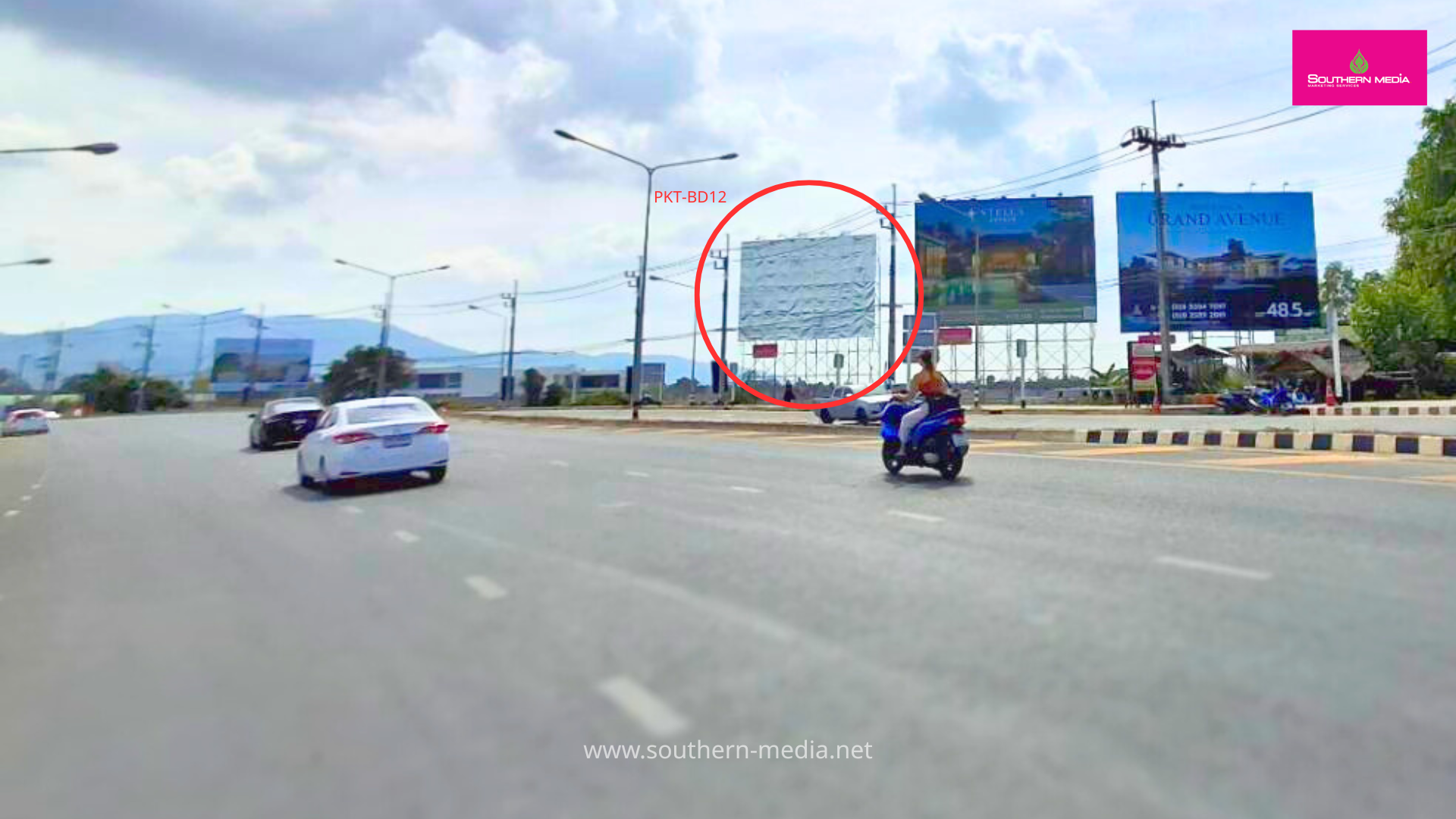 PKT-BD12 ป้ายบิลบอร์ด,บ้านดอน,ป้ายให้เช่า,Billboard