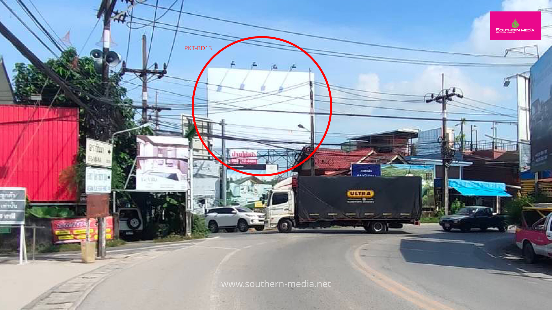 PKT-BD13 ป้ายบิลบอร์ด,บ้านดอน,ป้ายให้เช่า,Billboard