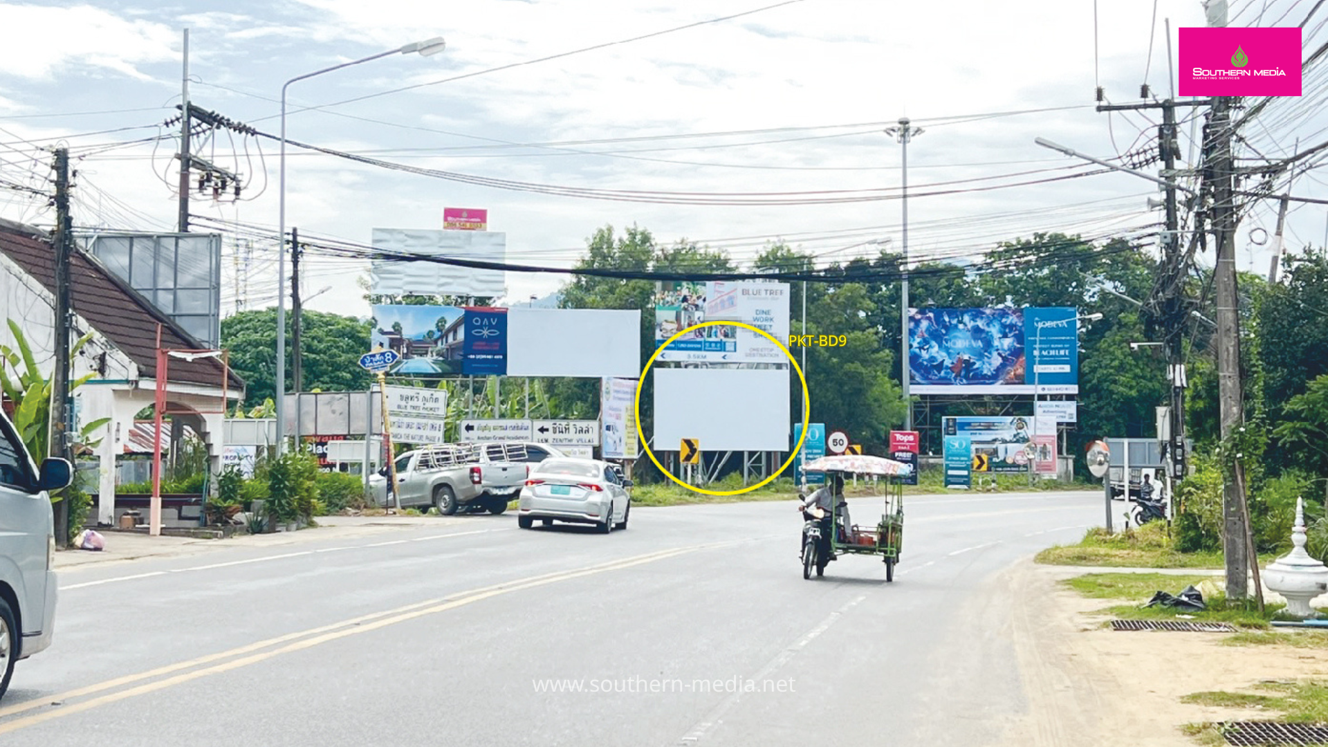 PKT-BD9 ป้ายบิลบอร์ด,ป่าสักซอย8,ป้ายให้เช่า,Billboard